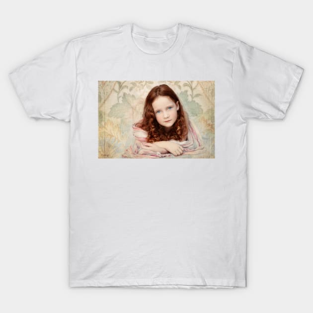 Pre-Raphaelite Redhead on a Pale Afternoon T-Shirt by micklyn